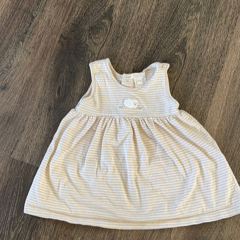 Kissy Kissy Sheep Dress 3-6 months